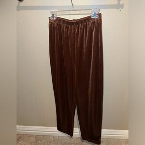 Brown Velvet Lounge Pants